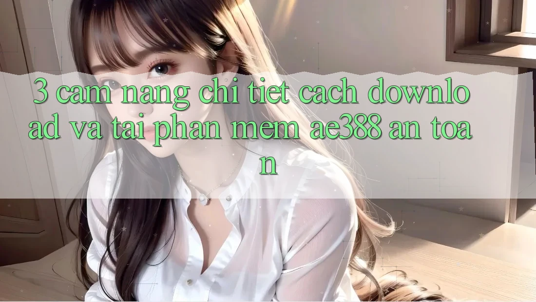 3. Cẩm nang chi tiết cách download và tải Phần mềm ae388 an toàn 3. Cẩm nang chi tiết cách download và tải Phần mềm ae388 an toàn