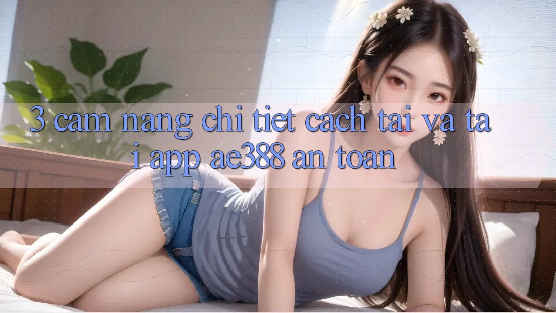3. Cẩm nang chi tiết cách tải và tải App ae388 an toàn