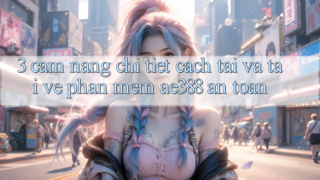 3. Cẩm nang chi tiết cách tải và tải về Phần mềm ae388 an toàn