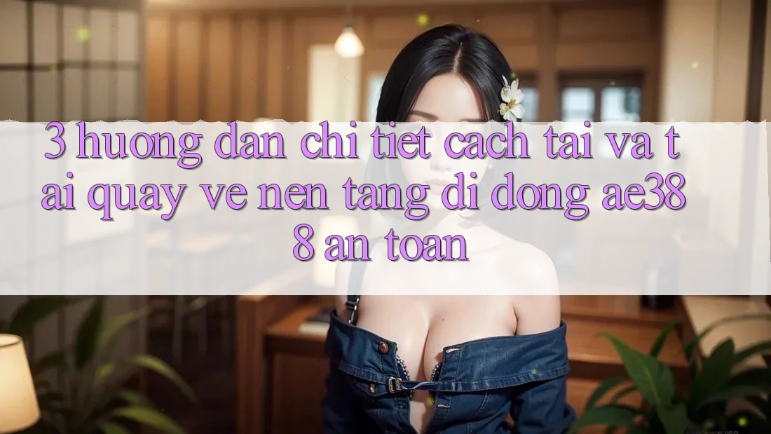 3. Hướng dẫn chi tiết cách tải và tải quay về Nền tảng di động ae388 an toàn 3. Hướng dẫn chi tiết cách tải và tải quay về Nền tảng di động ae388 an toàn