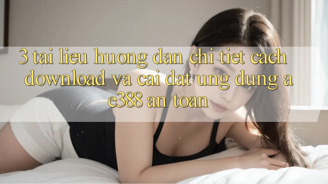 3. Tài liệu hướng dẫn chi tiết cách download và cài đặt Ứng dụng ae388 an toàn 3. Tài liệu hướng dẫn chi tiết cách download và cài đặt Ứng dụng ae388 an toàn