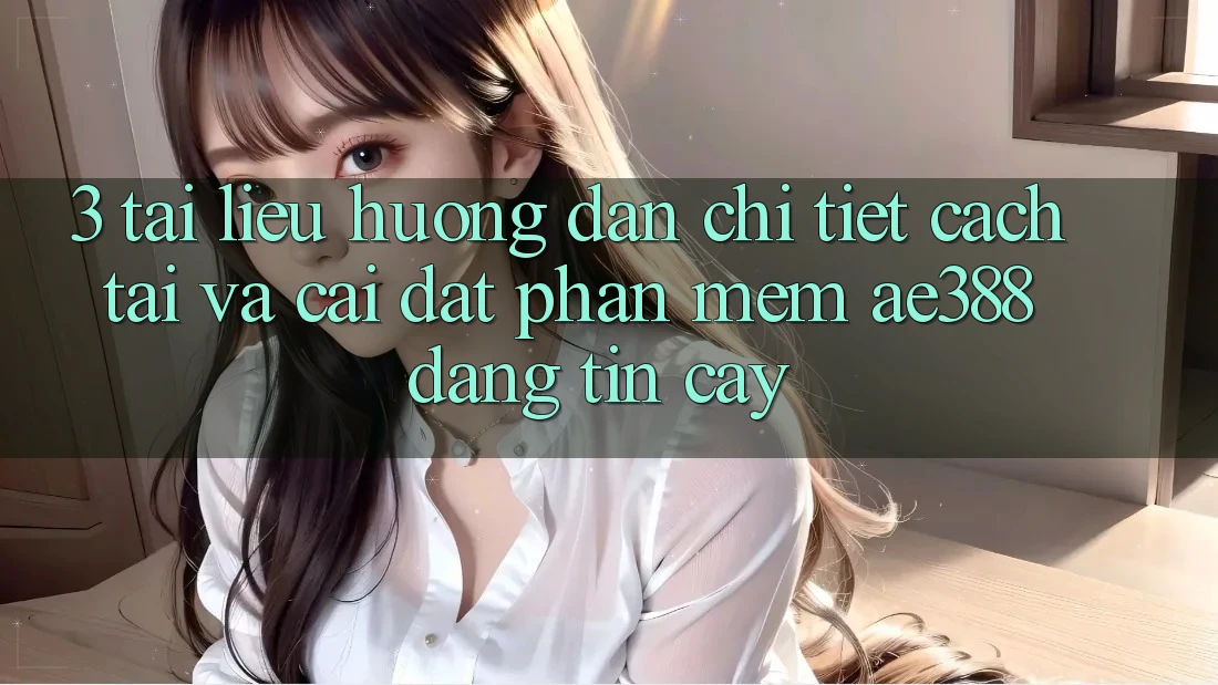 3. Tài liệu hướng dẫn chi tiết cách tải và cài đặt Phần mềm ae388 đáng tin cậy