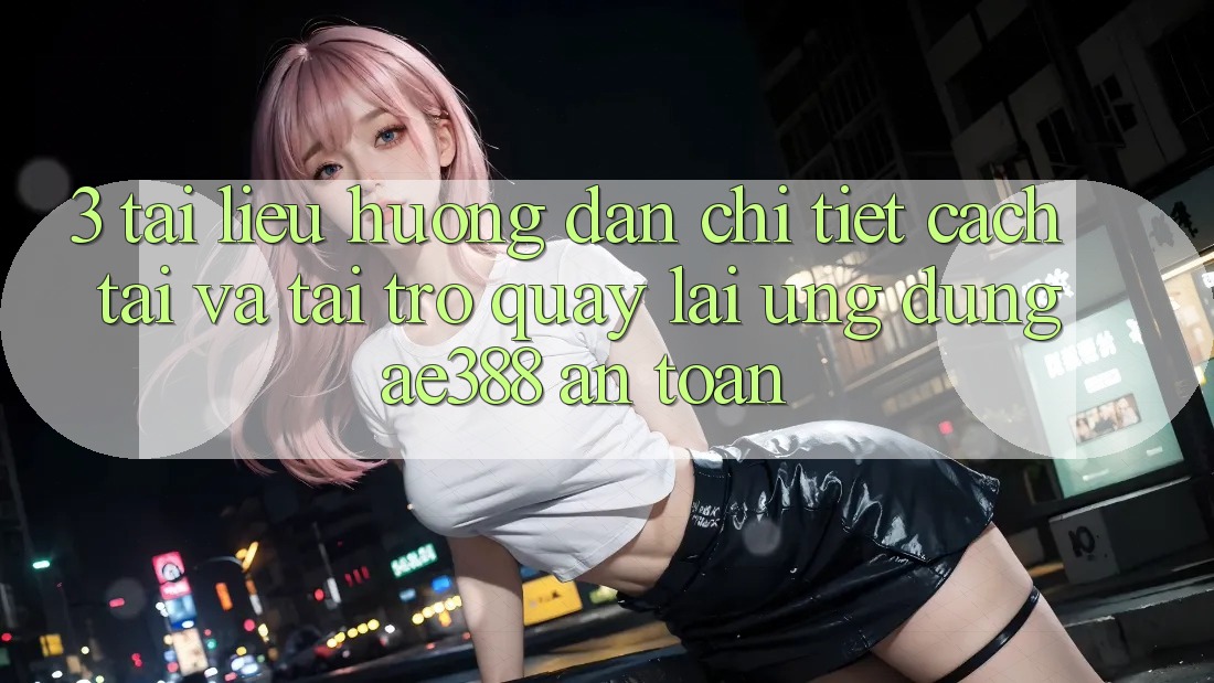 3. Tài liệu hướng dẫn chi tiết cách tải và tải trở quay lại Ứng dụng ae388 an toàn 3. Tài liệu hướng dẫn chi tiết cách tải và tải trở quay lại Ứng dụng ae388 an toàn