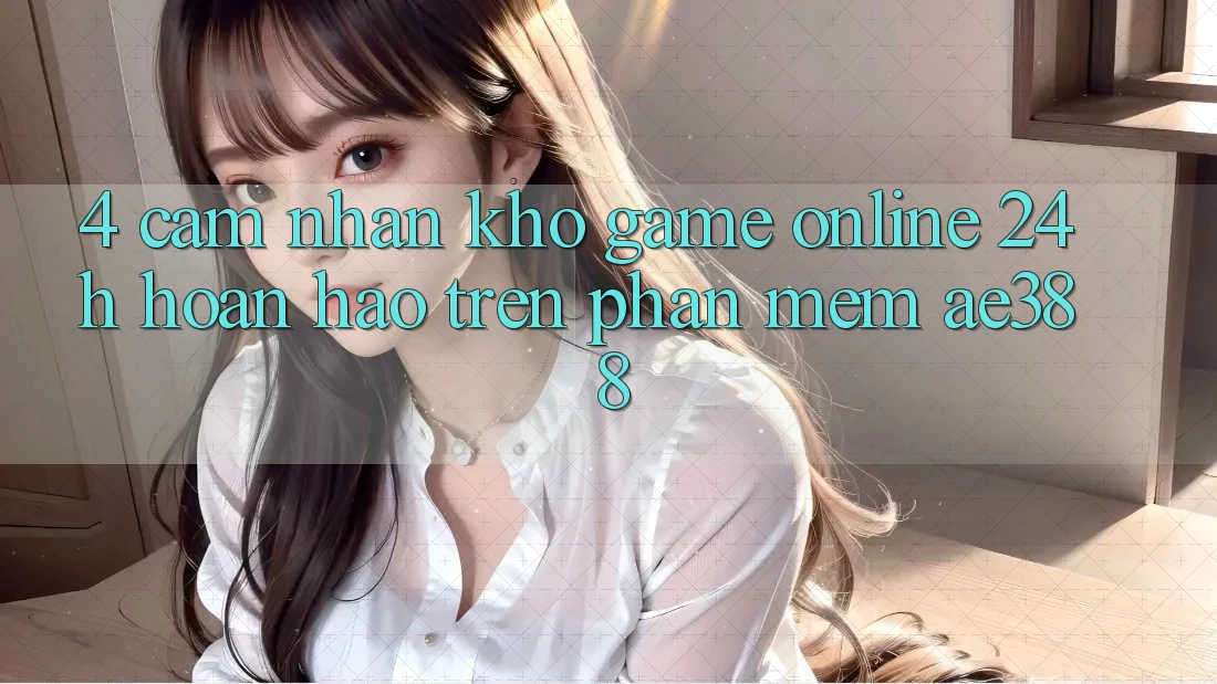 4. Cảm nhận kho game online 24h hoàn hảo trên Phần mềm ae388 4. Cảm nhận kho game online 24h hoàn hảo trên Phần mềm ae388