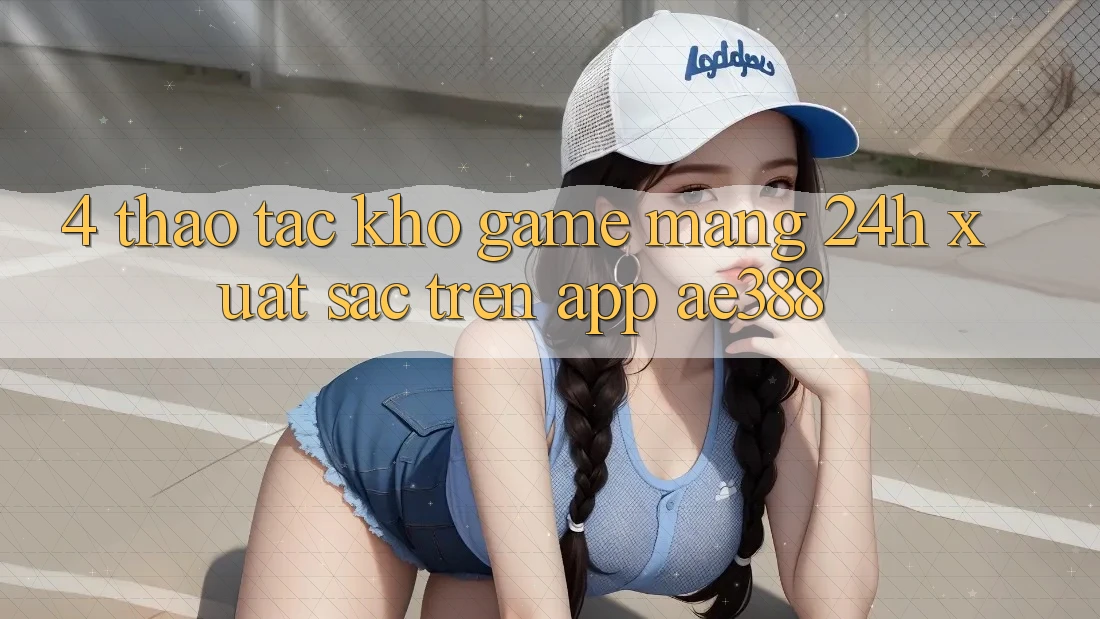 4. Thao tác kho game mạng 24h xuất sắc trên App ae388 4. Thao tác kho game mạng 24h xuất sắc trên App ae388