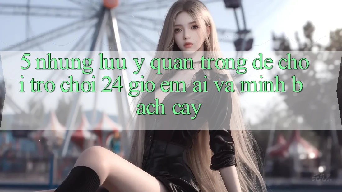 5. Những lưu ý quan trọng để chơi trò chơi 24 giờ êm ái và minh bạch cậy 5. Những lưu ý quan trọng để chơi trò chơi 24 giờ êm ái và minh bạch cậy