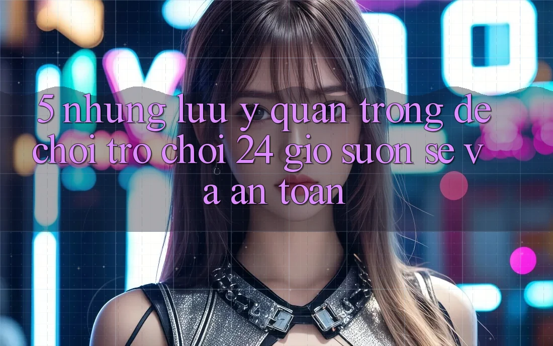 5. Những lưu ý quan trọng để chơi trò chơi 24 giờ suôn sẻ và an toàn 5. Những lưu ý quan trọng để chơi trò chơi 24 giờ suôn sẻ và an toàn