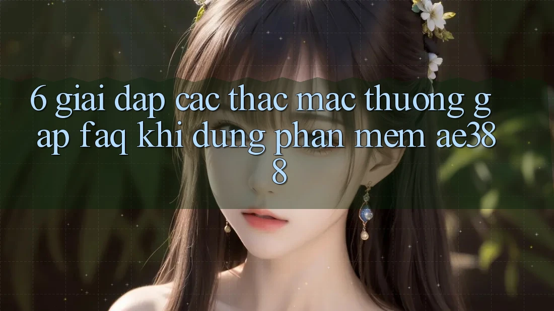 6. Giải đáp các thắc mắc thường gặp (FAQ) khi dùng Phần mềm ae388
