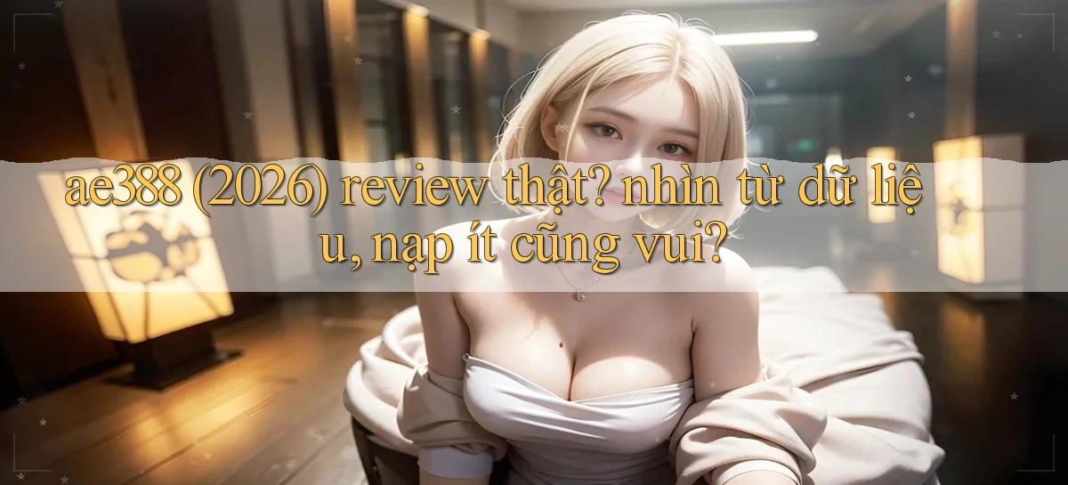 ae388 (2026) review thật nhìn từ dữ liệu, nạp ít cũng vui