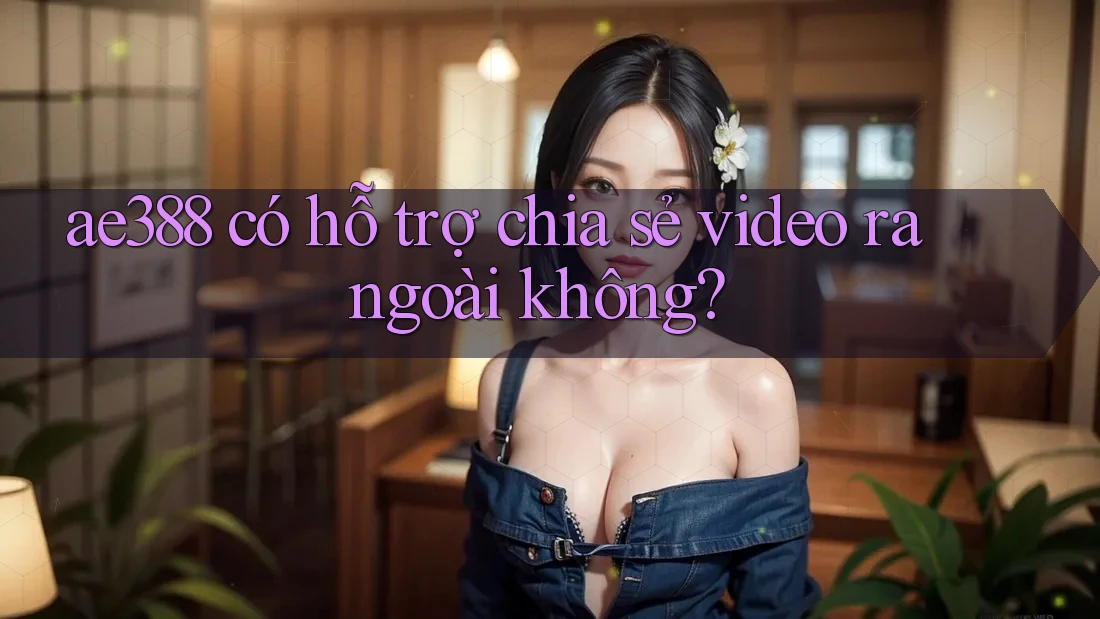 ae388 có hỗ trợ chia sẻ video ra ngoài không?