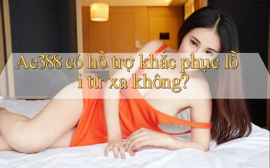 Ae388 có hỗ trợ khắc phục lỗi từ xa không?