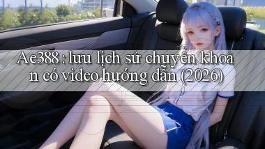 Ae388 lưu lịch sử chuyển khoản có video hướng dẫn (2026)
