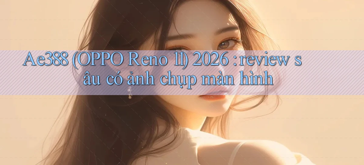 Ae388 (OPPO Reno 11) 2026 review sâu có ảnh chụp màn hình