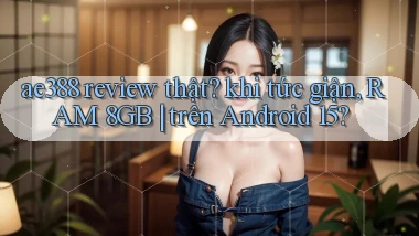 ae388 review thật khi tức giận, RAM 8GB trên Android 15