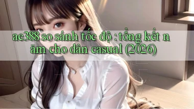 ae388 so sánh tốc độ tổng kết năm cho dân casual (2026)