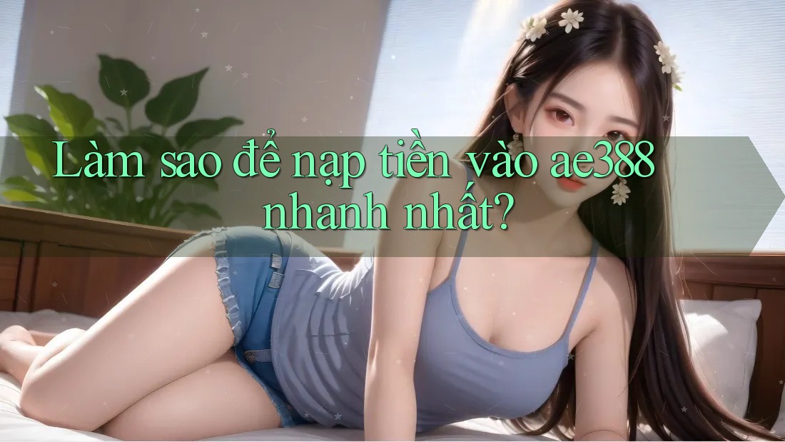 Làm sao để nạp tiền vào ae388 nhanh nhất? Làm sao để nạp tiền vào ae388 nhanh nhất?