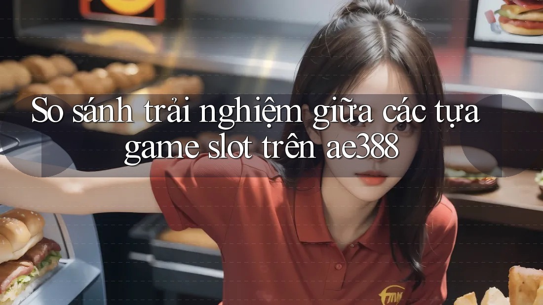 So sánh trải nghiệm giữa các tựa game slot trên ae388 So sánh trải nghiệm giữa các tựa game slot trên ae388