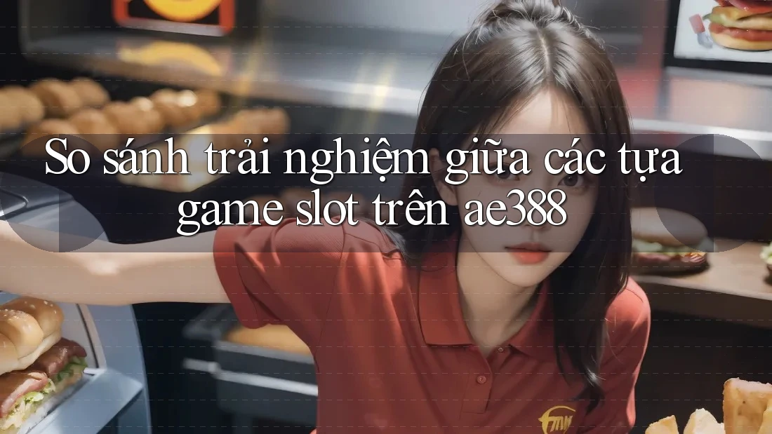 So sánh trải nghiệm giữa các tựa game slot trên ae388 So sánh trải nghiệm giữa các tựa game slot trên ae388