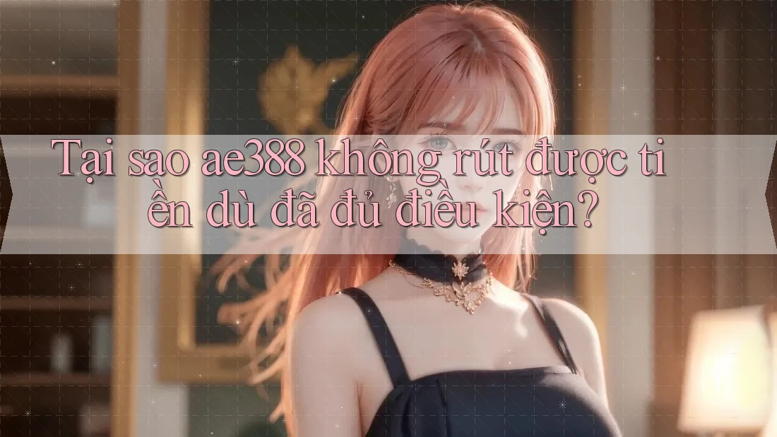 Tại sao ae388 không rút được tiền dù đã đủ điều kiện? Tại sao ae388 không rút được tiền dù đã đủ điều kiện?