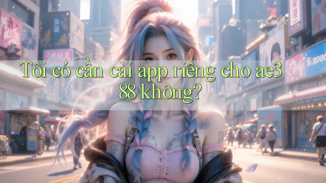 Tôi có cần cài app riêng cho ae388 không? Tôi có cần cài app riêng cho ae388 không?