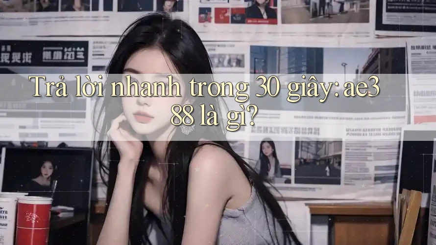 Trả lời nhanh trong 30 giây: Ae388 là gì? Trả lời nhanh trong 30 giây: Ae388 là gì?