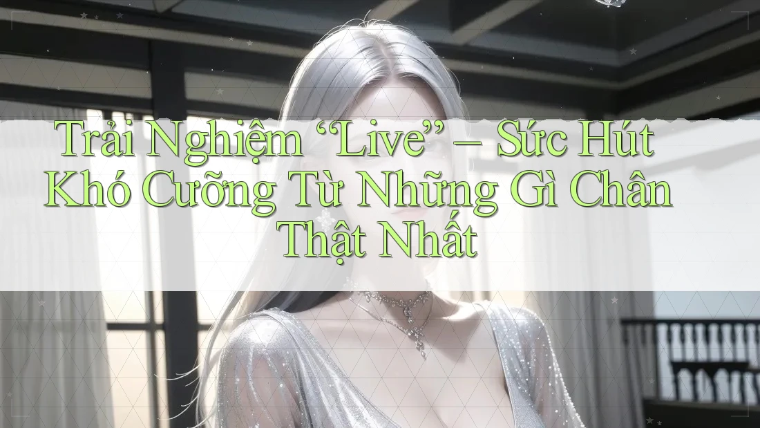 Trải Nghiệm “Live” – Sức Hút Khó Cưỡng Từ Những Gì Chân Thật Nhất Trải Nghiệm “Live” – Sức Hút Khó Cưỡng Từ Những Gì Chân Thật Nhất
